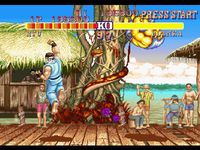 une photo d'Ã©cran de Street Fighter Collection 2 sur Sony Playstation